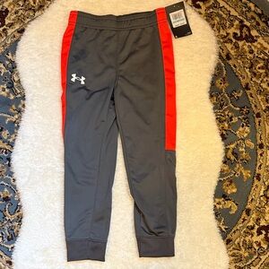 Under Armour Kids Charcoal and Red Joggers